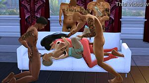 Milf Tonja and Teen 18+ Chunga Take Bbcs