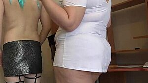 How Does a Nurse Fist a Pregnant Lesbian's Hairy Pussy in Gloves for Orgasm Relief? Watch This Hospital Fetish Scene Unfold!