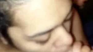 Sloppy Deepthroat Latina Sucking Cock