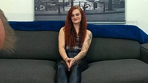 daisy maire explores wet pussy creampie in her first casting interview for anal action