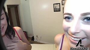 Contrasting Lesbian Threesome With Sovereign Syre In FFM Blowjob And Cumshot Action