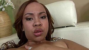 Brunette Babe Nileya Brown Rides and Licks Massive BBC in Wet Cowgirl Action