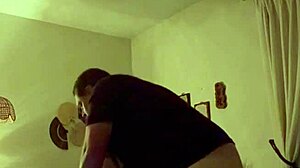 Amateur Homemade Ebony Bent Over in Doggystyle Ass Action with Interracial Black From Behind!