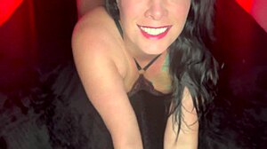 Ivymae Lynn craves BBC so she bends over for bareback ass fucking with muscular black guy in juicy interracial action