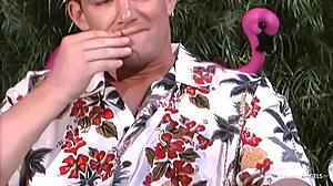 Damn, Check Out This Nasty Blonde With Big Tits Getting Her Hairy Pussy Licked And Fucked Rough In Doggystyle In The Garage!