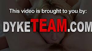 Oh yeah, watch this lez teen ride that strapon deep!