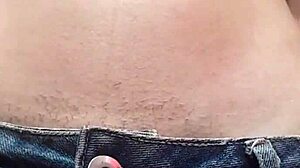 Hey petite teen, why go out in that short skirt with no panties? Your cute small tits and wet hairy pussy are showing off in close-up