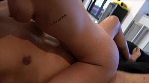 super horny 20 year old lacy tate rides dick like an expert, bending over in doggystyle