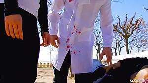 hey angelica, ready for this wild karneval threesome with comic story and rough teen 18+ action?