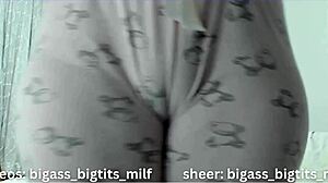 Cameltoe Close-Up with Juicy Wet Pussy Spread Wide!