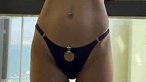 Isn't it tempting how gorgeous Monika Fox tries on new sexy lingerie and poses seductively?