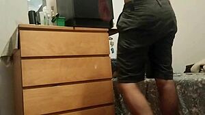 he masturbated his big dick and came a lot