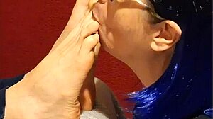 She craves sucking my toes in wild fetish play yet keeps it intriguing.