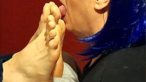 She craves sucking my toes in wild fetish play yet keeps it intriguing.