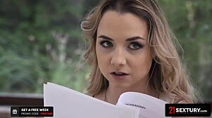 21Sextury Stunning Lesbians Devour Wet Pussies in Lingerie Train