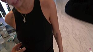 super horny 20 year old lacy tate rides dick like an expert, bending over in doggystyle