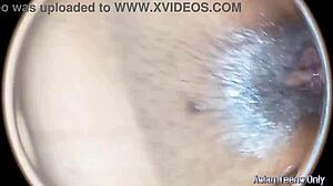 Huge Dick Pounds Giant Pussy Captured Through Spy View