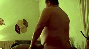 Amateur Homemade Ebony Bent Over in Doggystyle Ass Action with Interracial Black From Behind!