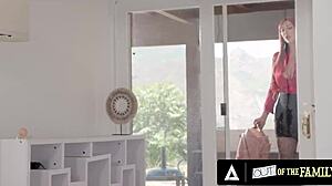 Out of the Family - Hot MILF Lauren Phillips Catches Stepson Jerking!