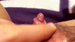 She experiences a powerful BIG CLITORIS orgasm in the intense session.