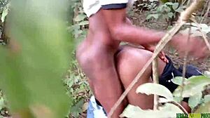 why fuck that black fat pussy in the bush like this?