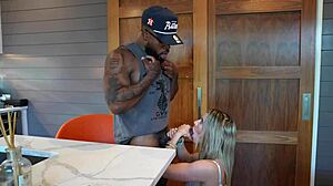 Hubbie Doesn't Have to Know About This Monster Big Black Cock Stretching My Narrow Ass - Cassie Bender!