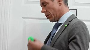 petite ra gia dibella lures professor mick with thong for hungry pussy drilling