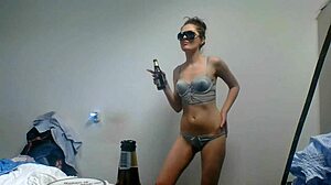 Intense sucking on big monster cock