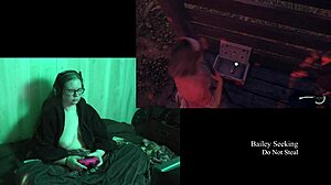 In this playthrough, the brunette with big natural tits explores Naked Night Springs in part 1.