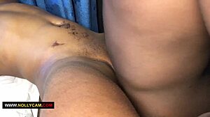 horny ebony village girl gets her pussy fucked hard by old country man