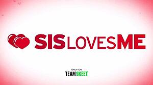 Tiny 18+ redhead stepsis with small tits masters intense sex games at college