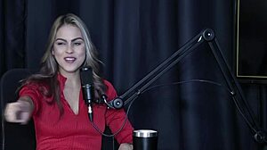 What makes her feel horny is interested people tasting milk kissing the presenter and showing blowjob - Sofie Lollipop transsexual sheer red in Brazilian group swingers style