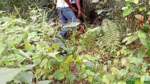 why fuck that black fat pussy in the bush like this?