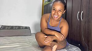 Brazilian brunette skinny prostitute with big ass and big clit gets assfucking outdoors in public