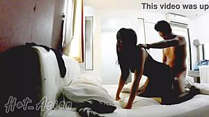 Asian Gym Coach Fucks Tight Pussy in Lingerie After Workout