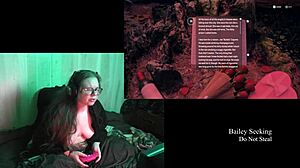 In this playthrough, the brunette with big natural tits explores Naked Night Springs in part 1.