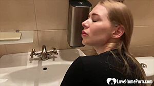 I love the thrill of getting intimate in a public bathroom setting