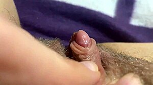 She experiences a powerful BIG CLITORIS orgasm in the intense session.