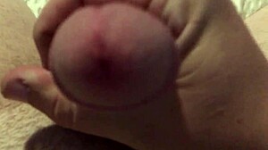 masturbation session with cock stroking action