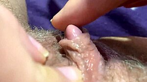 She experiences a powerful BIG CLITORIS orgasm in the intense session.