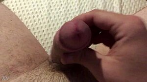 masturbation session with cock stroking action