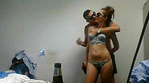 Intense sucking on big monster cock