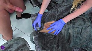 Conducting detailed science experiments captured in clear 4K resolution