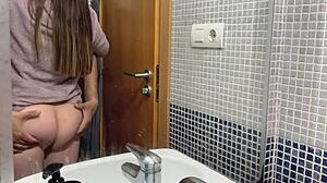 oh man, getting fucked in the bathroom feels so damn good 😈🚿