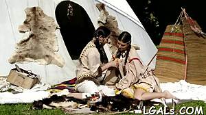 Stare at Two Lesbian Girls