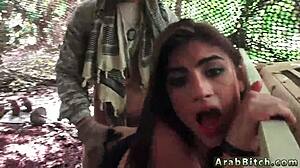 muslim takes white dick while arab teen 18+ gets fucked hard in first time military uniform scene away from home.