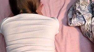 stepsister practices riding my cock before boyfriend date