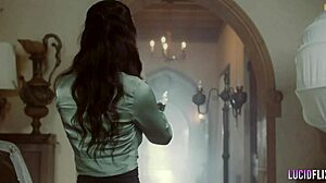 LucidFlix behind the cameras eye with Octavia Red blonde big natural tits riding cowgirl blowjob doggystyle muscular sex