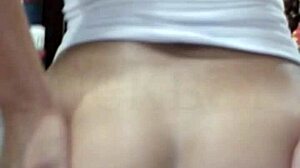 Vecina golosa does the mixer with her ass on me in bedroom. Leaves her asshole open after rough anal creampie and fingering.