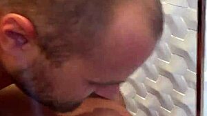 Double blowjob explodes before sexy pajama photoshoot in pov